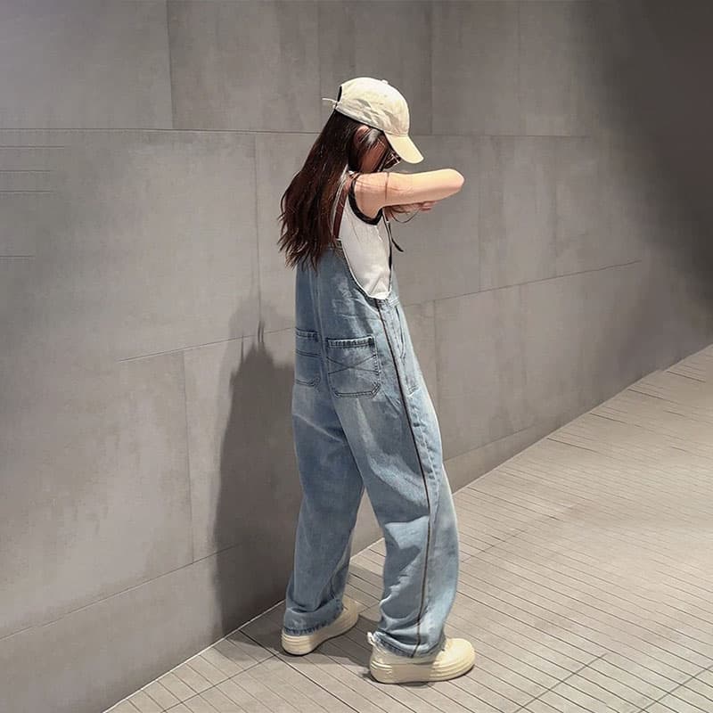 ゆったりシルエットサロペット