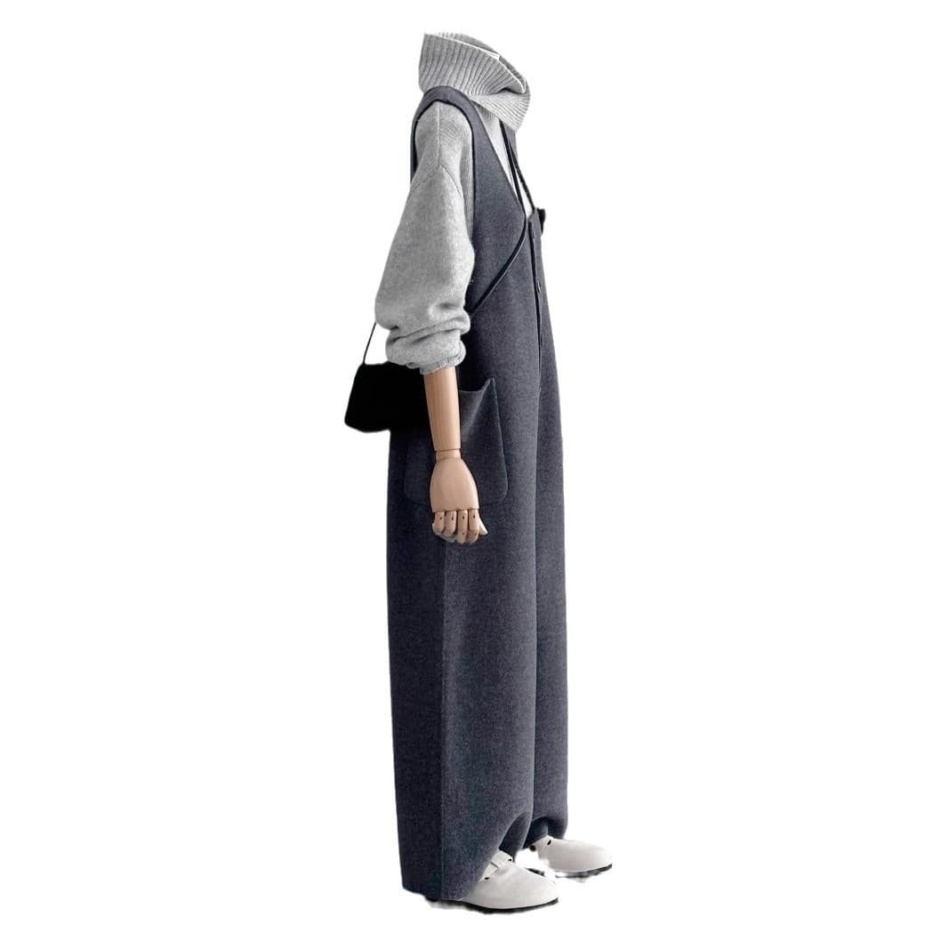 シンプルサロペットパンツ スタンダードライン