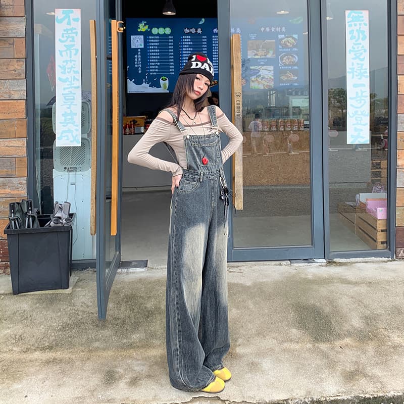 ゆったりオーバーサイズサロペット