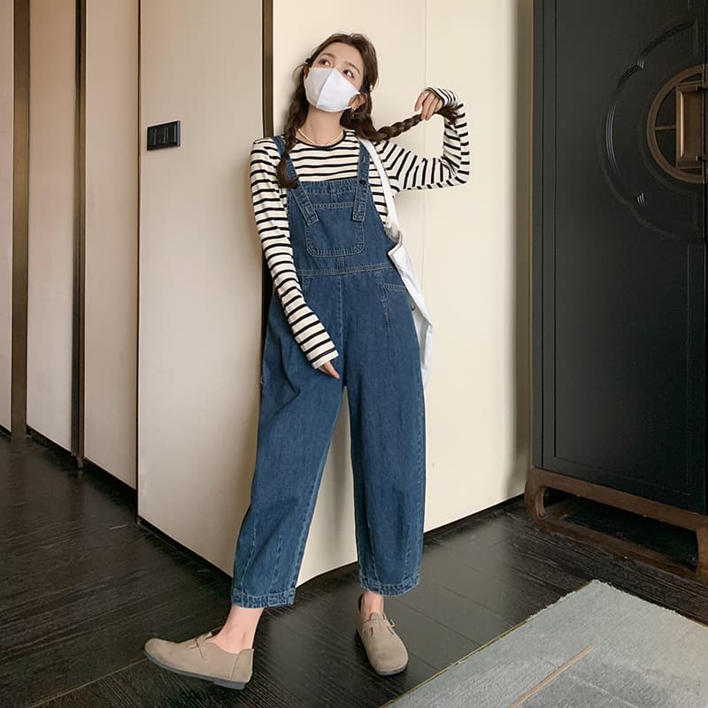 ゆったりシルエットサロペット