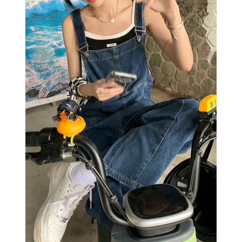 ゆったりシルエットサロペット