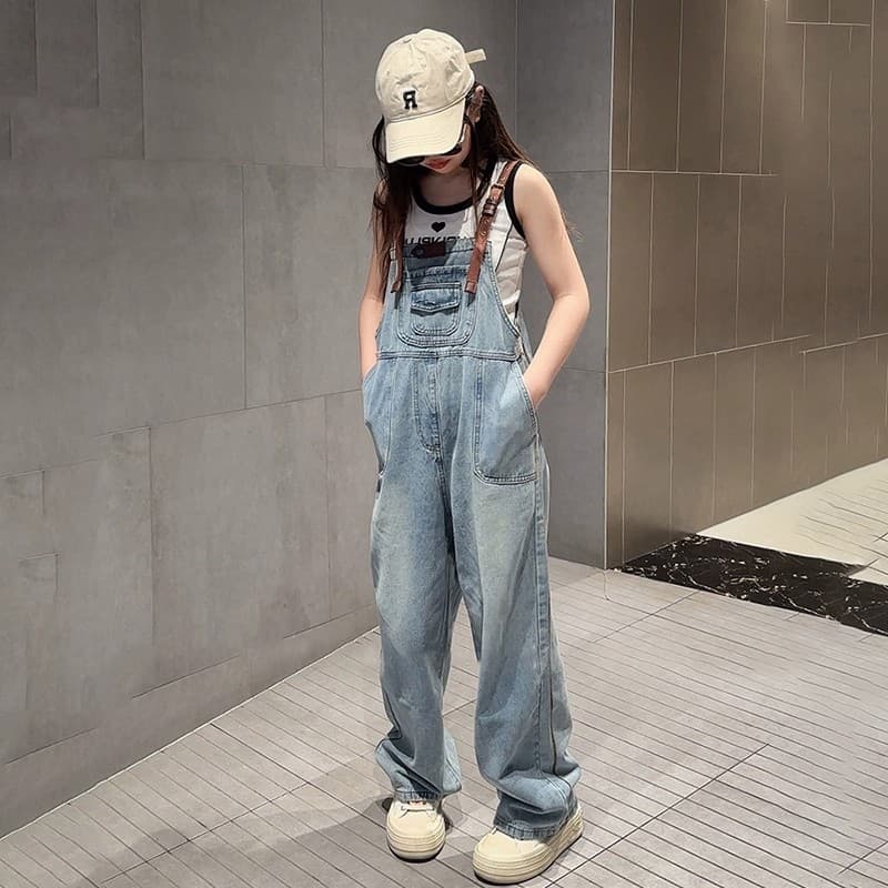ゆったりシルエットサロペット