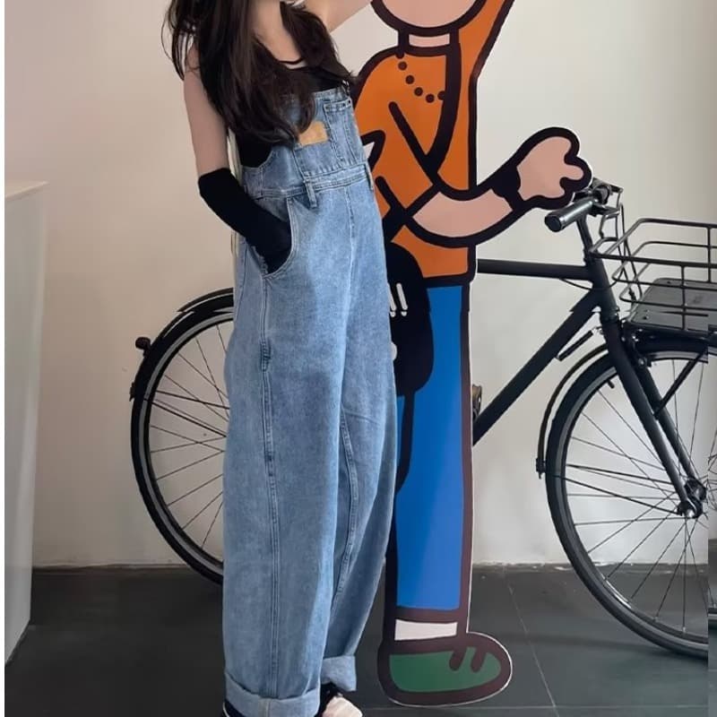 ゆったりシルエットサロペット