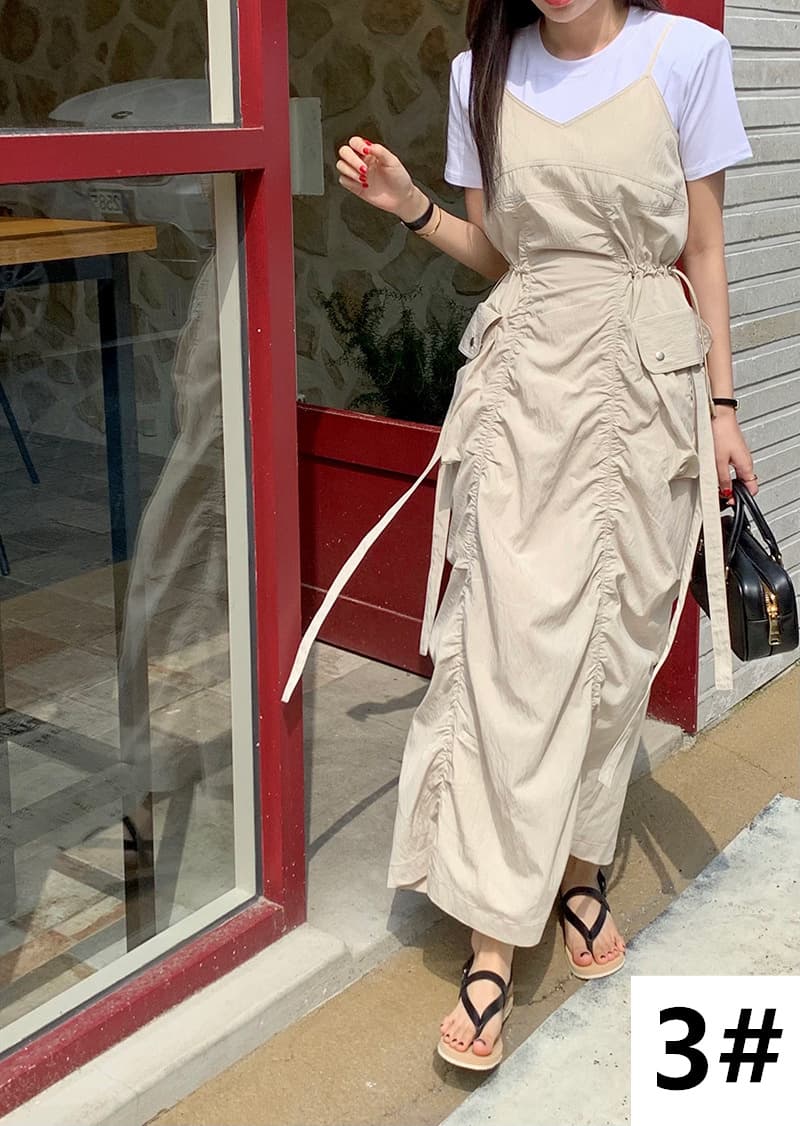 サロペット ワンピース 夏用 レディース カジュアル