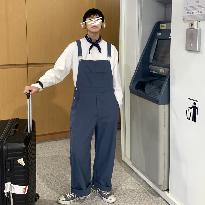 ゆったりシルエットサロペット