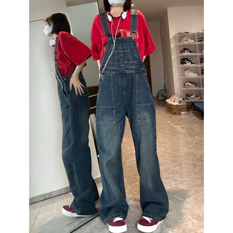 サロペットゆったりワークサロペット