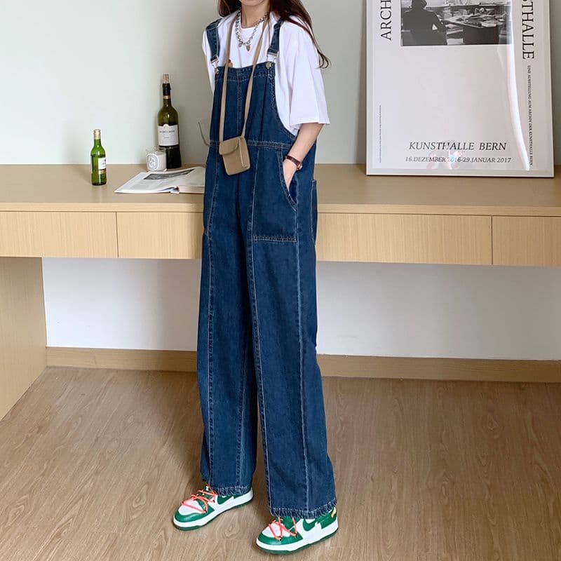 ゆったりシルエットサロペット