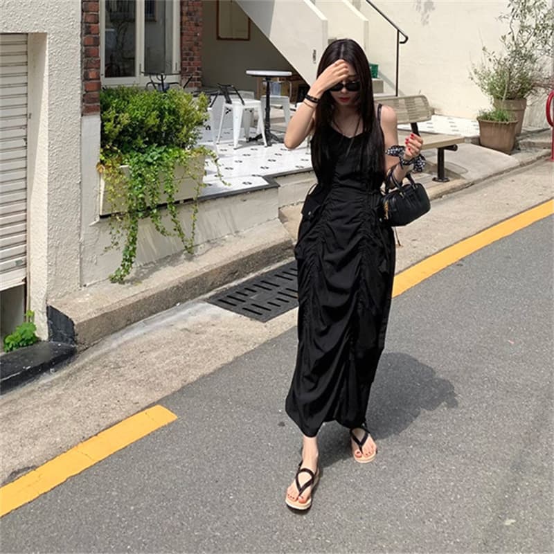 サロペット ワンピース 夏用 レディース カジュアル
